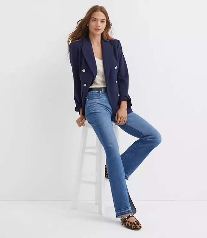 Petite Tailored Double Breasted Blazer