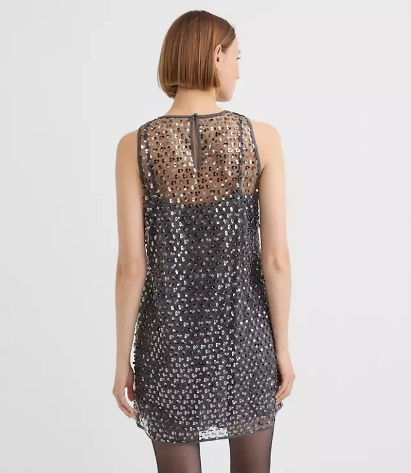 Sequin Cluster Mini Dress