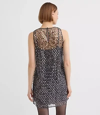 Sequin Cluster Mini Dress
