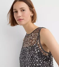 Sequin Cluster Mini Dress