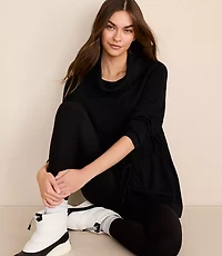 Lou & Grey Ottoman Drawstring Tunic Top