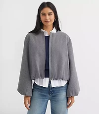 Petite Bubble Bomber Jacket