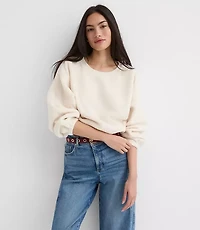 Sherpa Bubble Sweatshirt