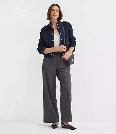 Petite Sawyer Pull On Pants Melange