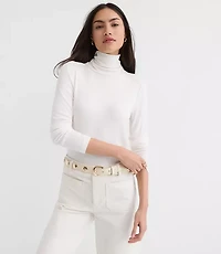 Micro Modal Turtleneck Top