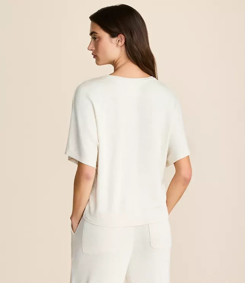 Lou & Grey Heathered Signaturesoft Wedge Tee