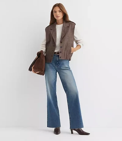 Petite Relaxed Vest Jacket