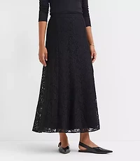 Petite Lace Maxi Skirt