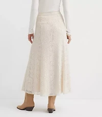 Petite Lace Maxi Skirt