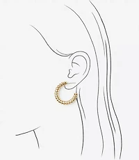 Coiled Hoop Earrings