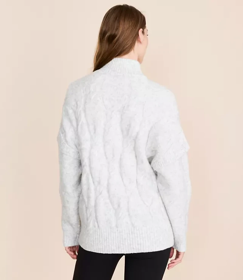 Lou & Grey Oversized Cable Coatigan