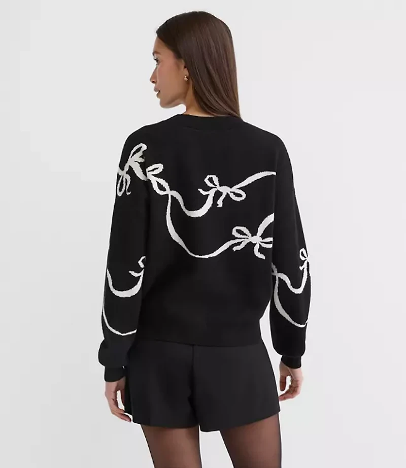 Bow Blouson Sweater