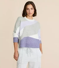 Lou & Grey Colorblock Boucle Sweater