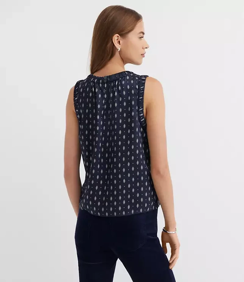Foulard Ruched Trim Shell