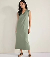 Haven Well Within Organic Cotton Interlock V-Neck Dress