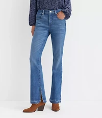 Petite Mid Rise Boot Jeans Luxe Medium Wash