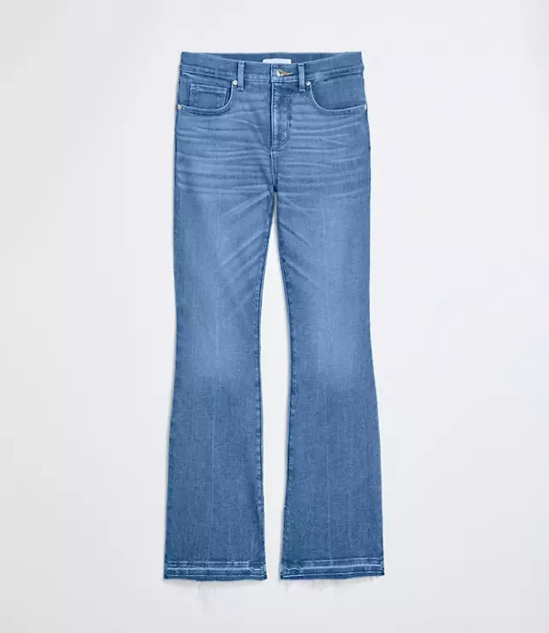 Petite Mid Rise Boot Jeans Luxe Medium Wash