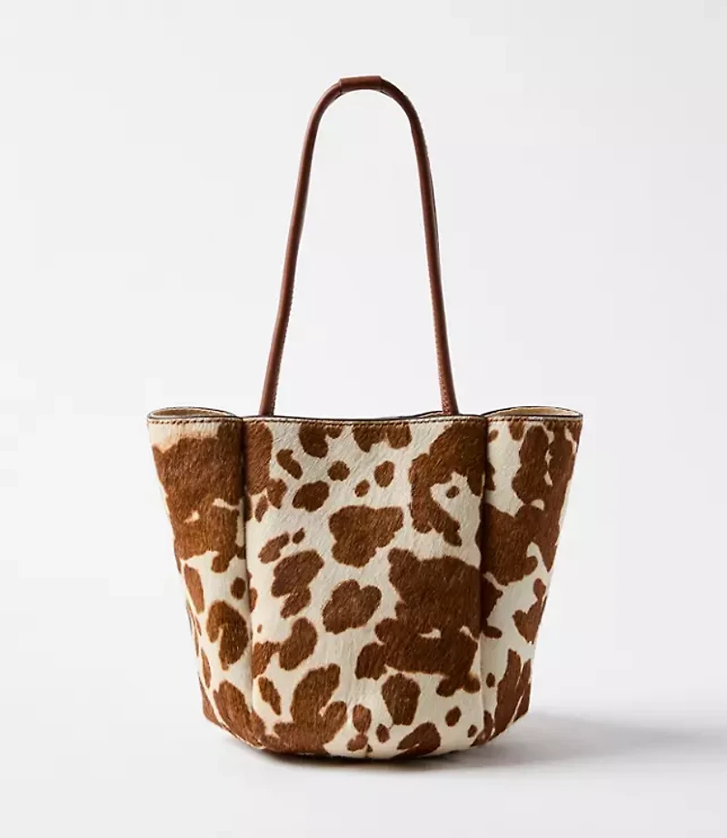 Spotted Haircalf Mini Tote Bag