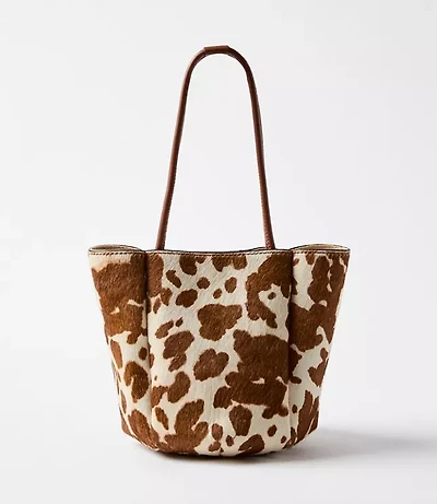 Spotted Haircalf Mini Tote Bag
