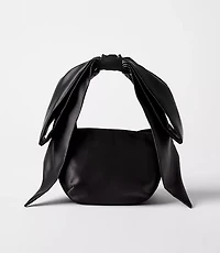 Satin Bow Handle Bag