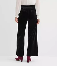 Curvy Clean Wide Leg Pants Velvet