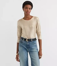 Foil Long Sleeve Everyday Tee