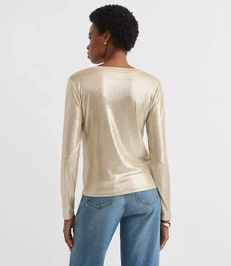 Foil Long Sleeve Everyday Tee