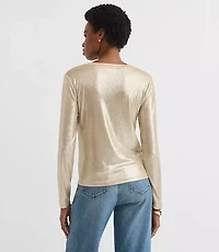 Foil Long Sleeve Everyday Tee