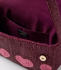 Heart Beaded Shoulder Bag