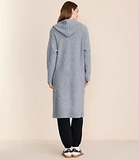 Petite Lou & Grey Boucle Hooded Maxi Cardigan