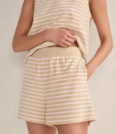 Haven Well Within Terry Cloth Stripe Shorts
