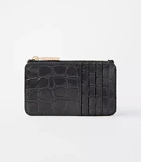 Embossed Zip Wallet