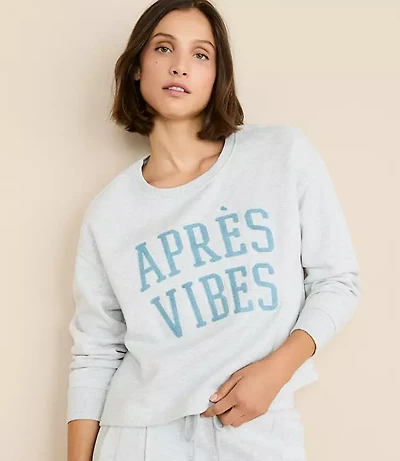Lou & Grey Apres Vibes Elite Fleece Dolman Sweatshirt