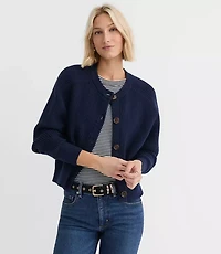 Ribbed Relaxed Cardigan