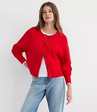 Ribbed Relaxed Cardigan