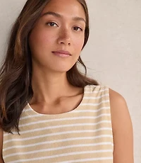 Haven Well Within Terry Cloth Stripe Tank