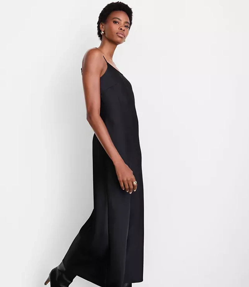 LOFT Versa Satin Maxi Slip Dress
