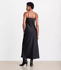 LOFT Versa Satin Maxi Slip Dress