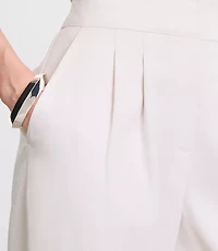 LOFT Versa Pure Spun Pleated Wide Leg Pants