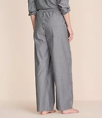 Striped Poplin Pajama Pants