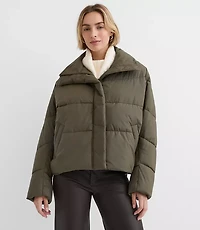 Cocoon Sleeve Puffer Jacket
