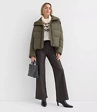 Cocoon Sleeve Puffer Jacket