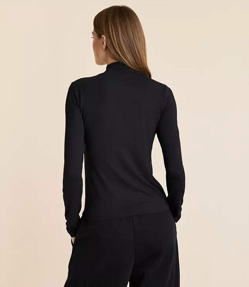 Lou & Grey Essential Modal Turtleneck Top