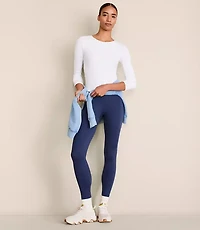 Lou & Grey Heathered Brushedsoft Pocket Leggings