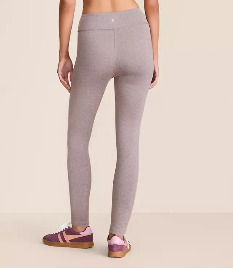 Lou & Grey Heathered Brushedsoft Pocket Leggings