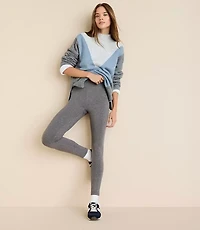 Lou & Grey Heathered Brushedsoft Pocket Leggings