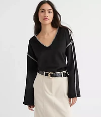 Whipstitch Fleece Top