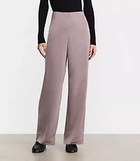LOFT Versa Satin Straight Pants