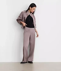 LOFT Versa Satin Straight Pants