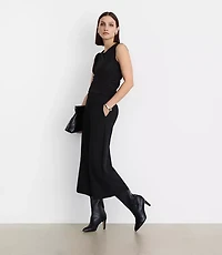 LOFT Versa Mesh Ruched Tank Top